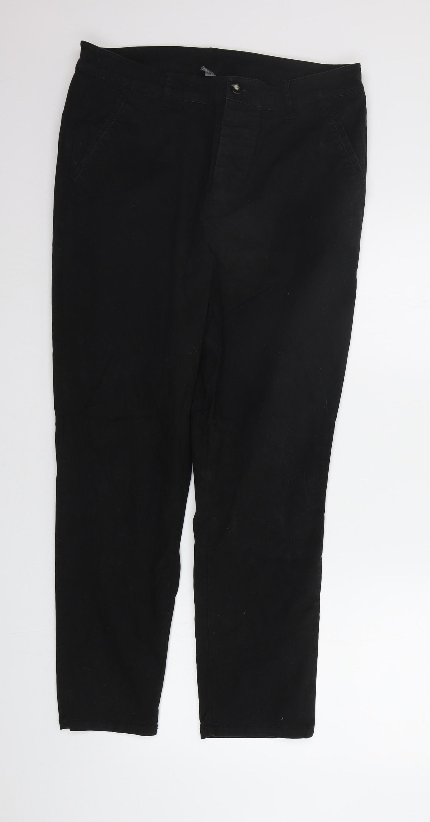 ASOS Mens Black   Trousers  Size 34 in L30 in