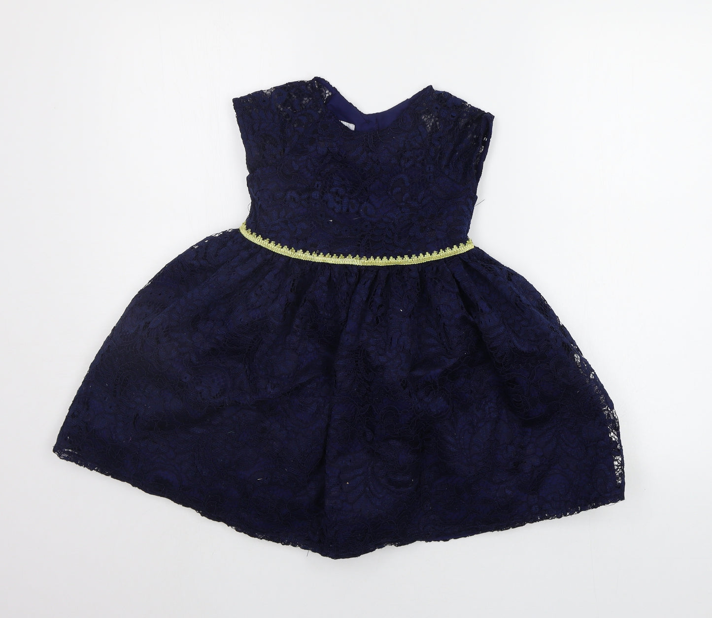 Laura Ashley Girls Blue   A-Line  Size 4 Years