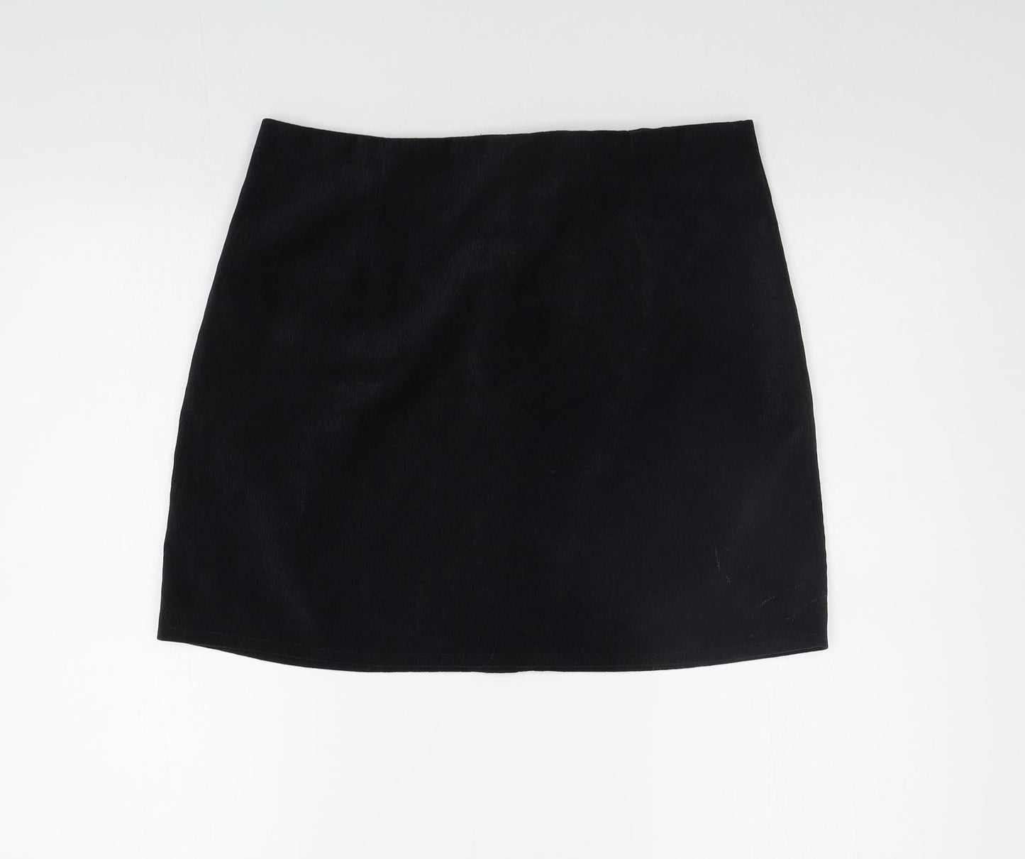 Prague Womens Black   A-Line Skirt Size XL