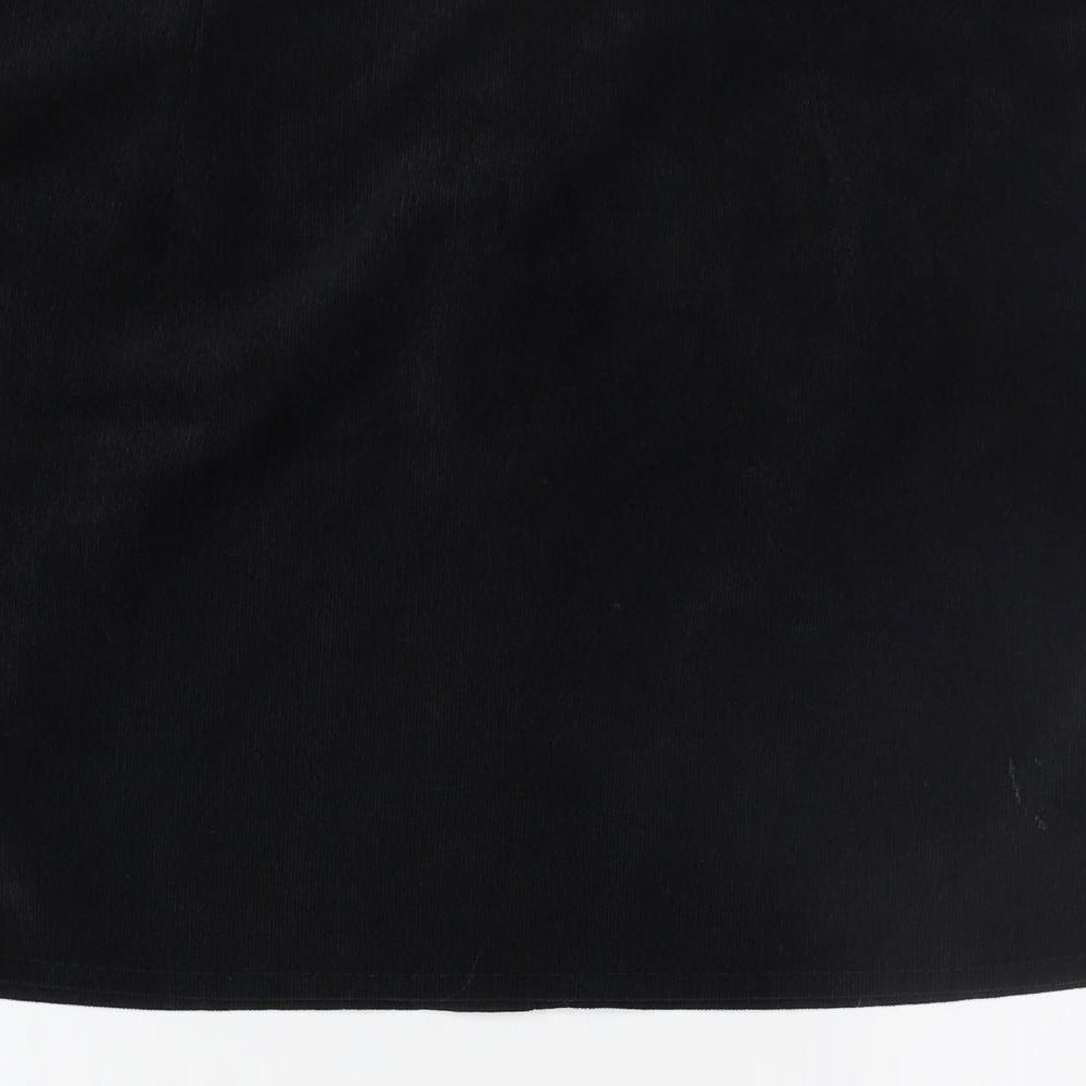 Prague Womens Black   A-Line Skirt Size XL