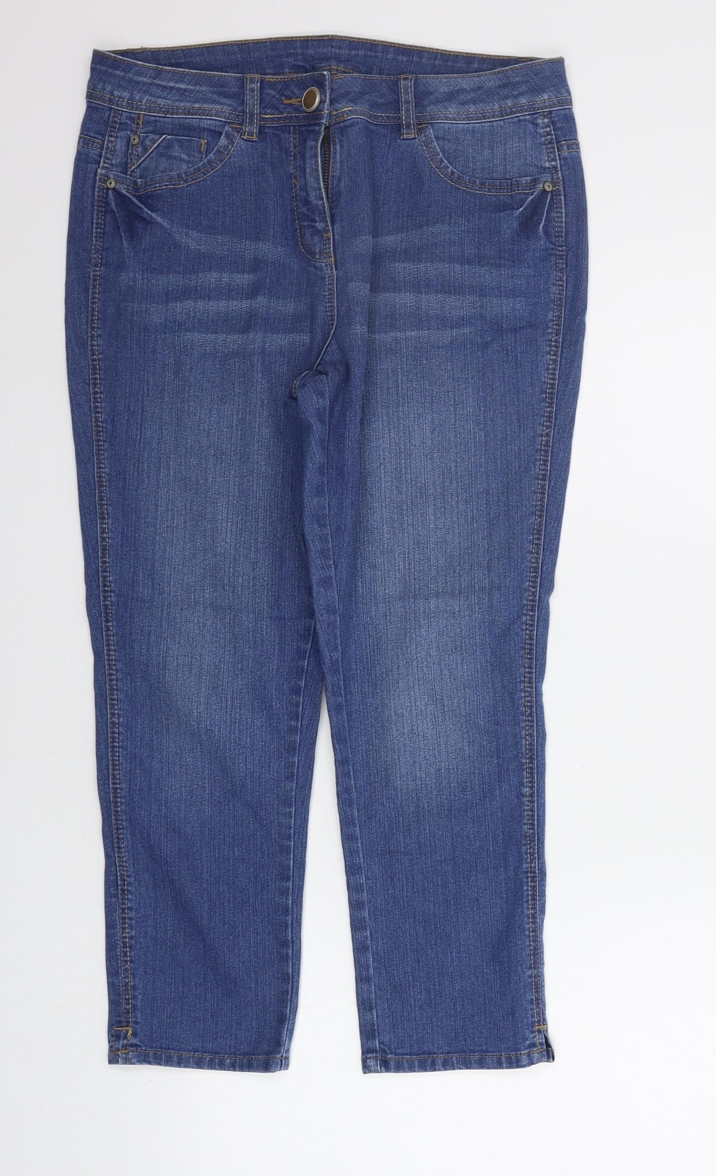 George Womens Blue   Straight Jeans Size 10 L22 in
