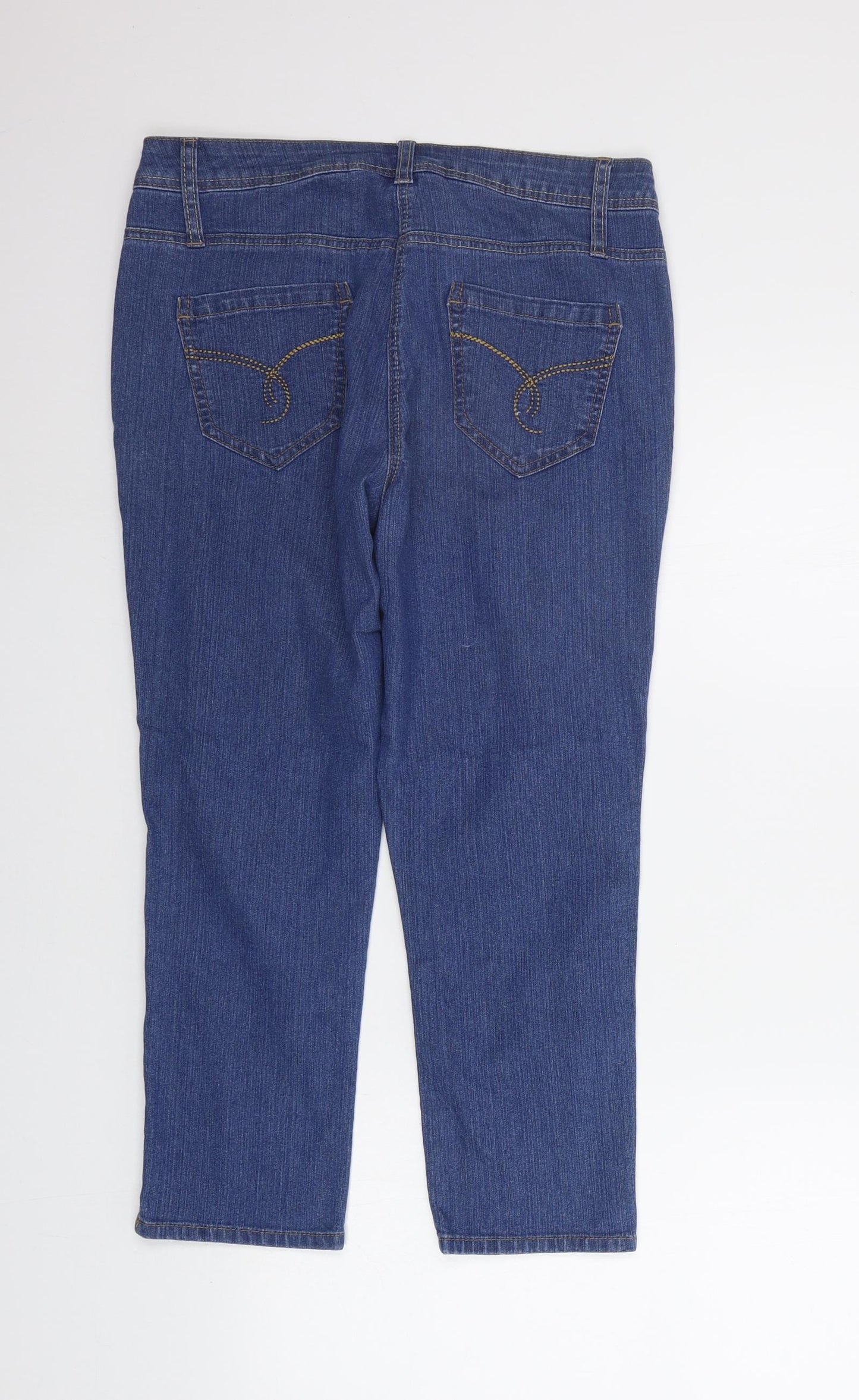 George Womens Blue   Straight Jeans Size 10 L22 in