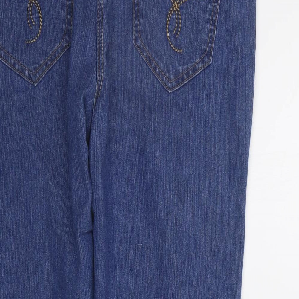 George Womens Blue   Straight Jeans Size 10 L22 in