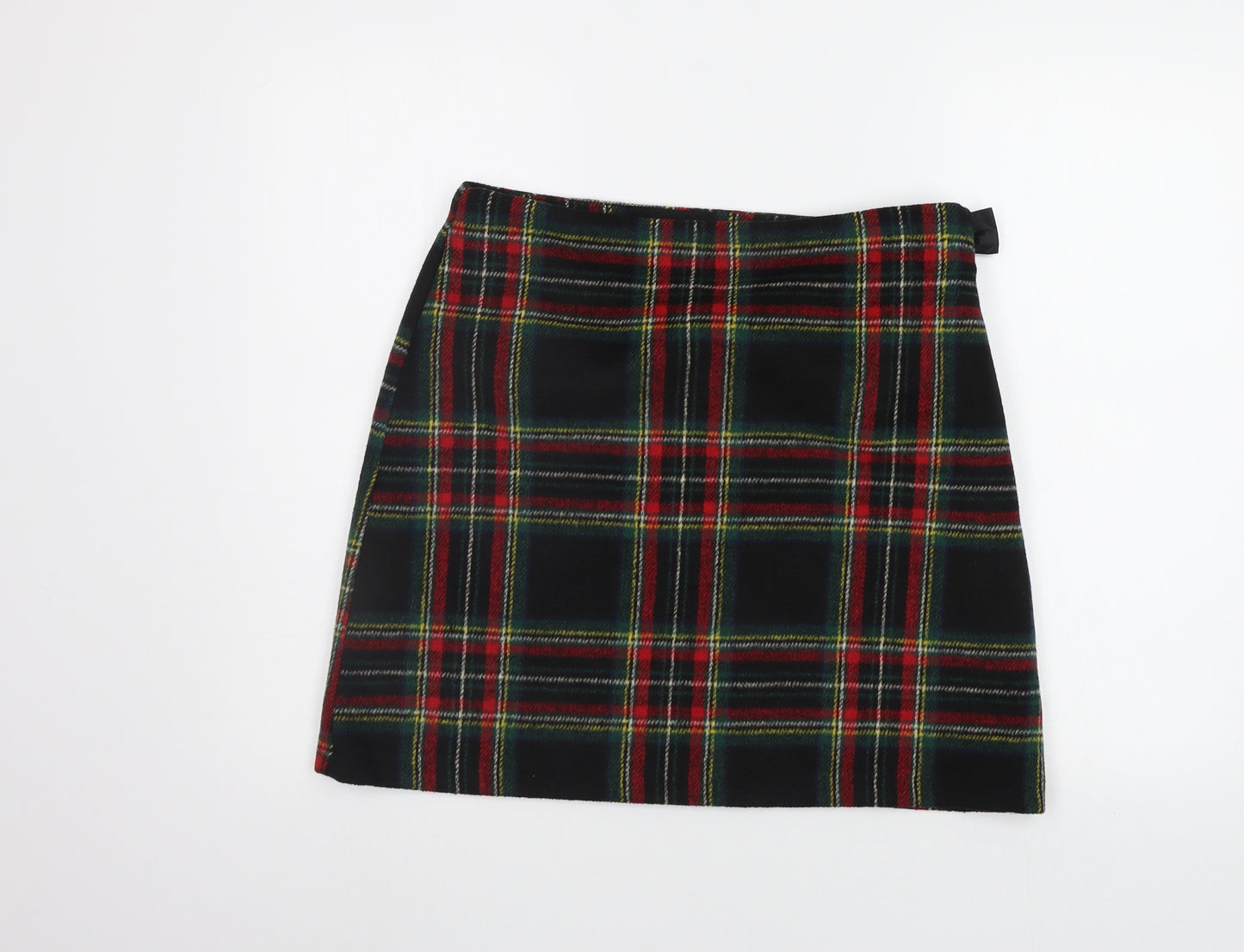 TU Womens Blue Check  A-Line Skirt Size 12