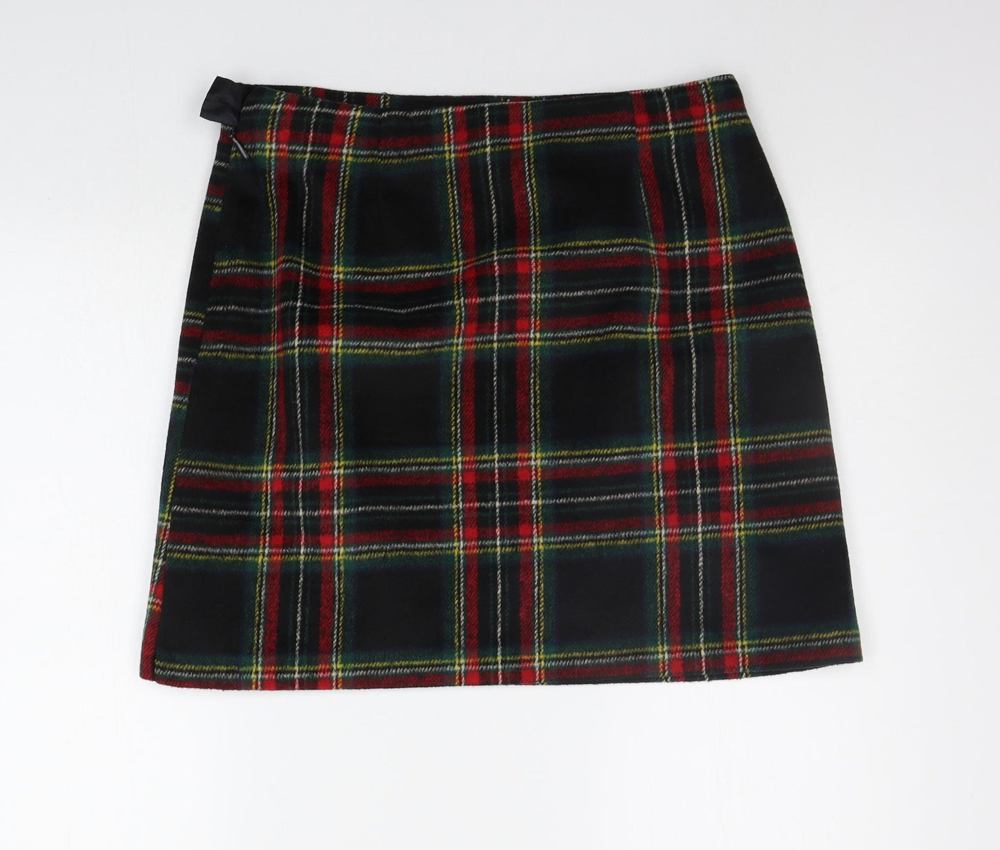 TU Womens Blue Check  A-Line Skirt Size 12