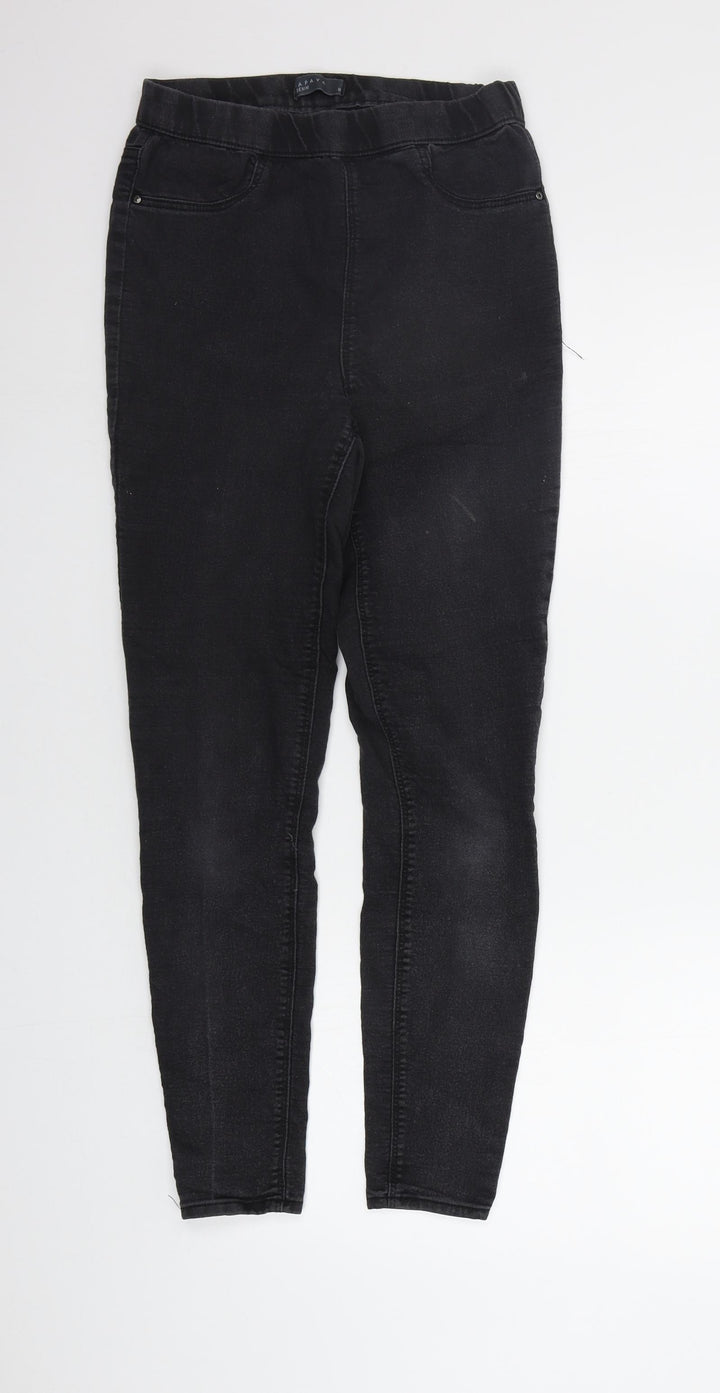 Papaya Womens Green   Straight Jeans Size 8 L24 in