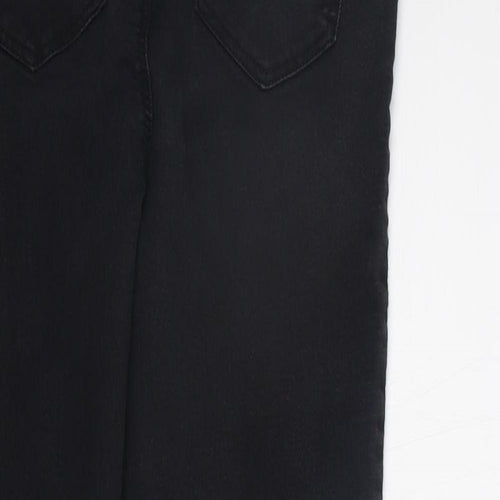 Papaya Womens Black   Jegging Trousers Size 8 L25 in