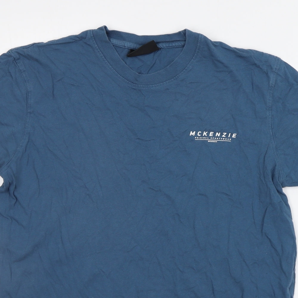 McKenzie Mens Blue    T-Shirt Size M