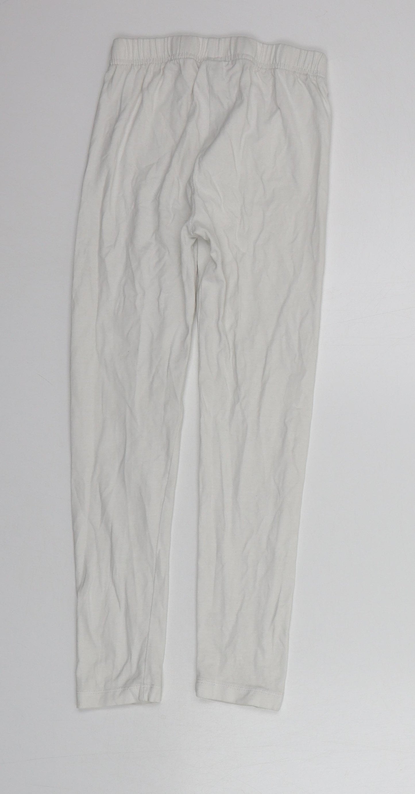 TU Girls White   Jegging Trousers Size 8 Years