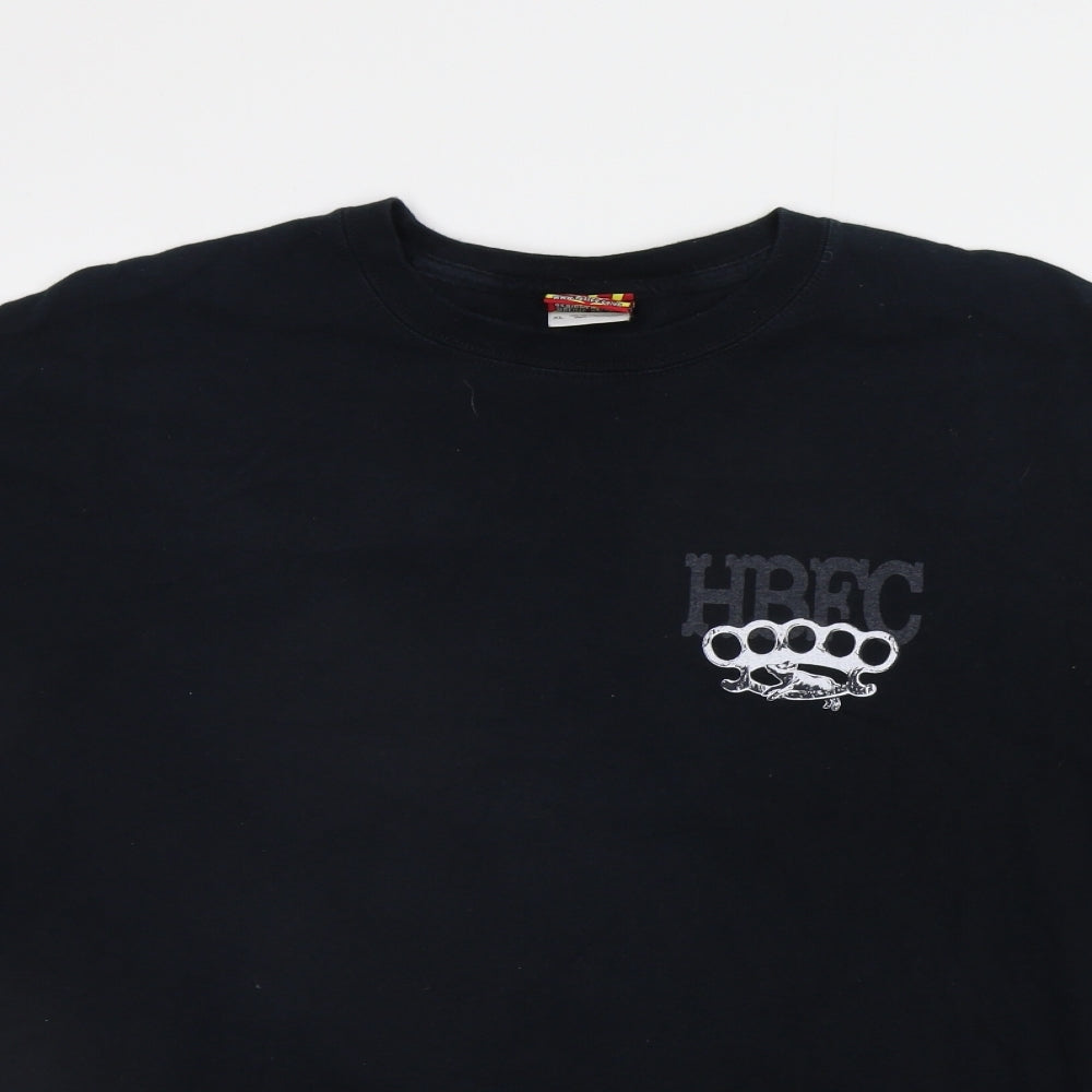 TOXICO Mens Black    T-Shirt Size XL