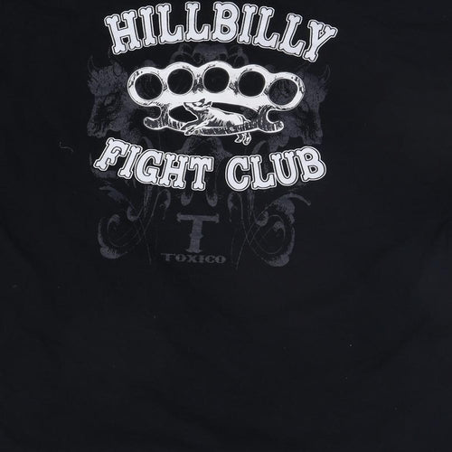 TOXICO Mens Black    T-Shirt Size XL
