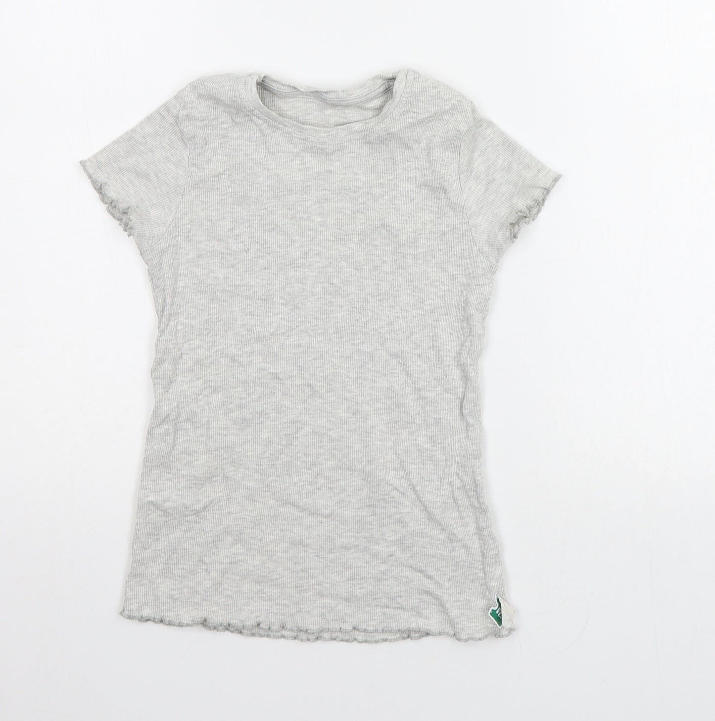 george  Girls Grey   Basic T-Shirt Size 8-9 Years