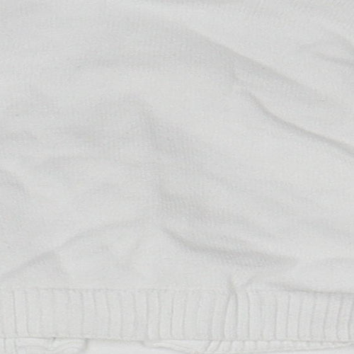 tesco Baby White   Cardigan Jumper Size 0-3 Months