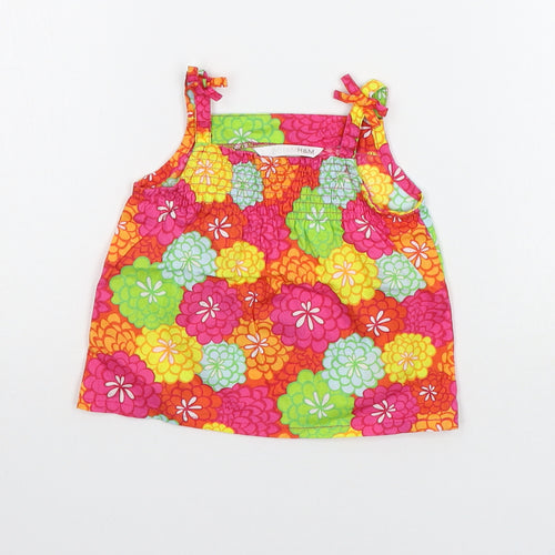 H&M Baby Multicoloured Floral  Basic Tank Size 3-6 Months