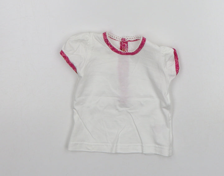 Matalan Baby White   Basic T-Shirt Size 0-3 Months