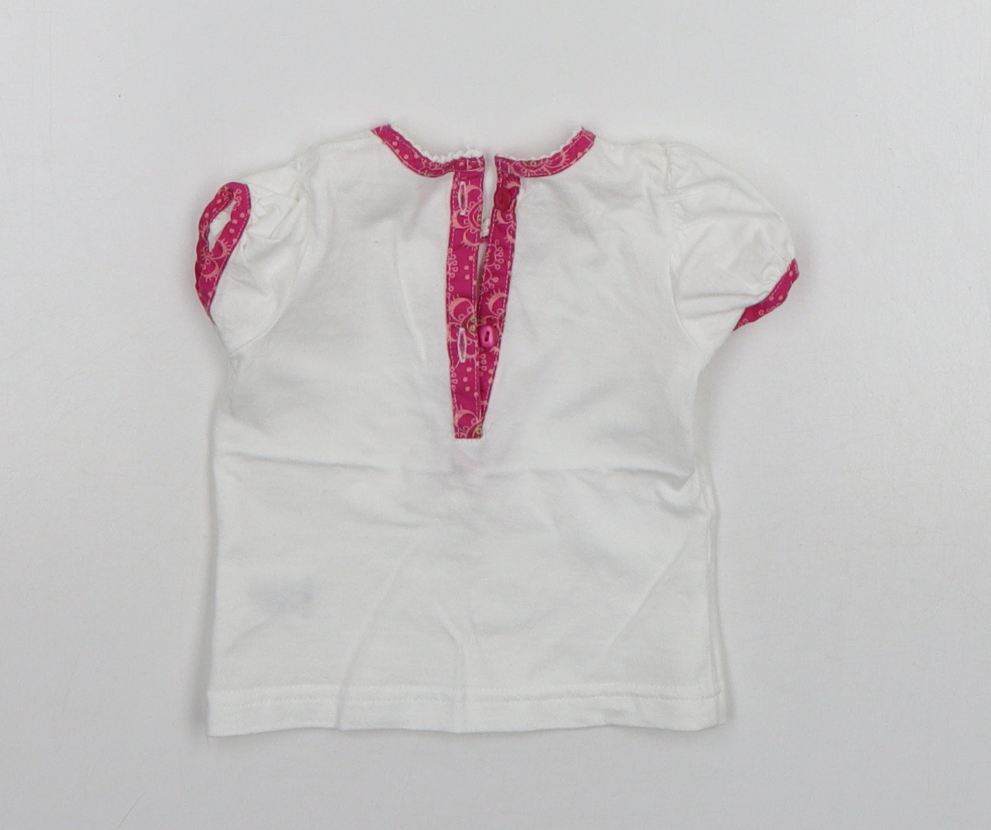 Matalan Baby White   Basic T-Shirt Size 0-3 Months