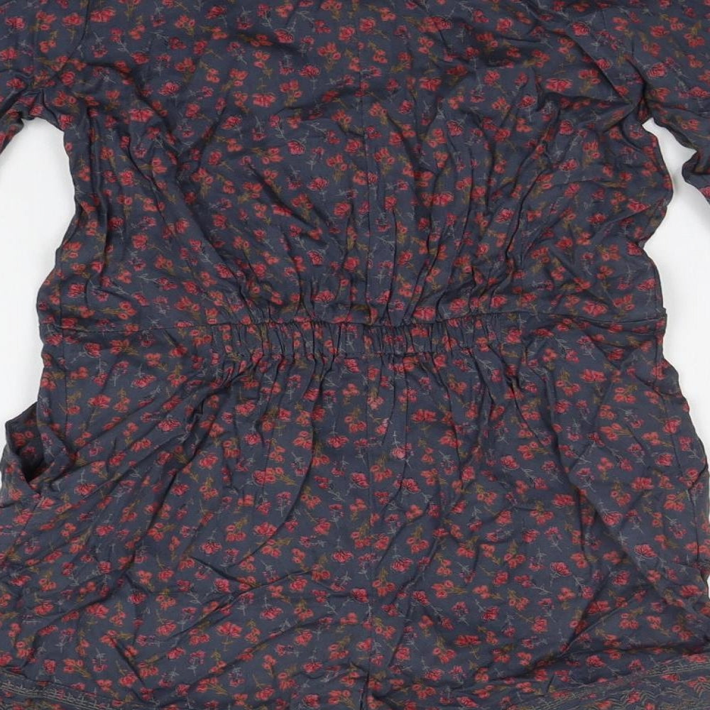 NEXT Girls Grey Flecked  Jumpsuit One-Piece Size 9 Years