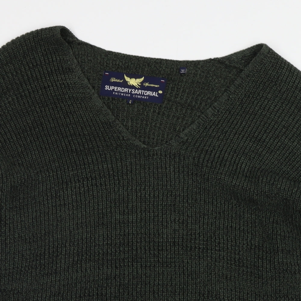 SUPERDRY  Womens Green   Pullover Jumper Size XL