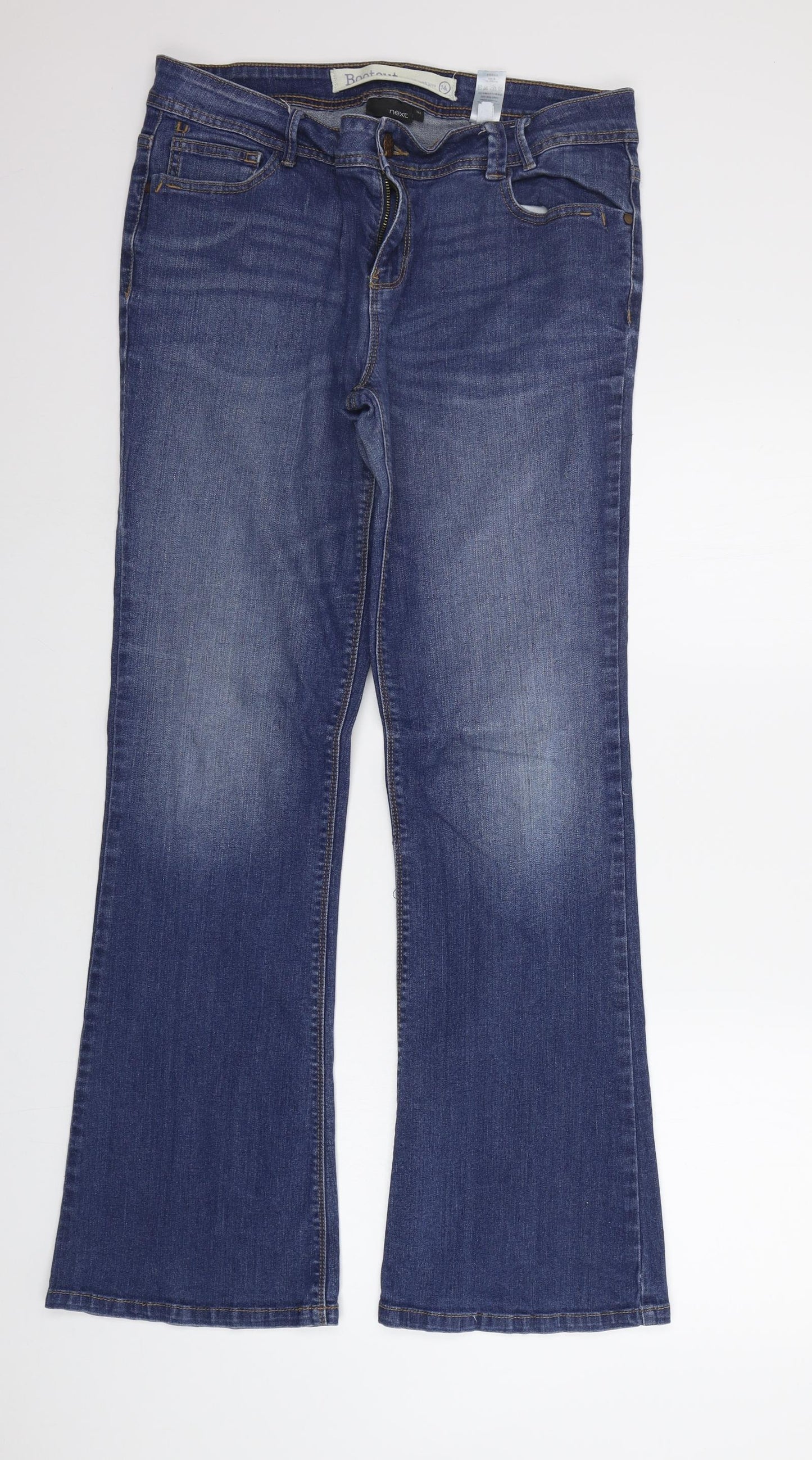 NEXT Womens Blue   Straight Jeans Size 14 L30 in