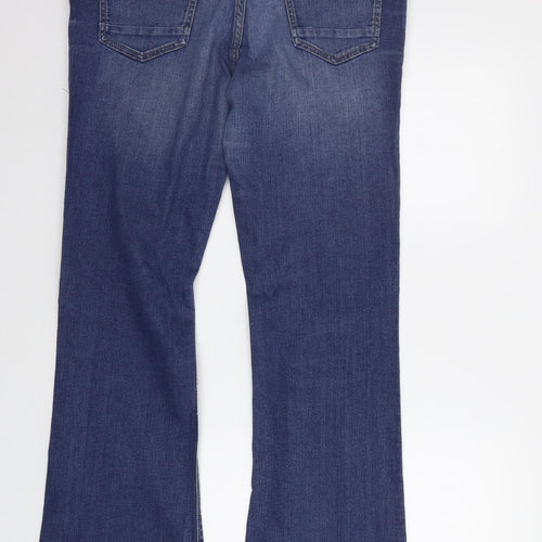 NEXT Womens Blue   Straight Jeans Size 14 L30 in