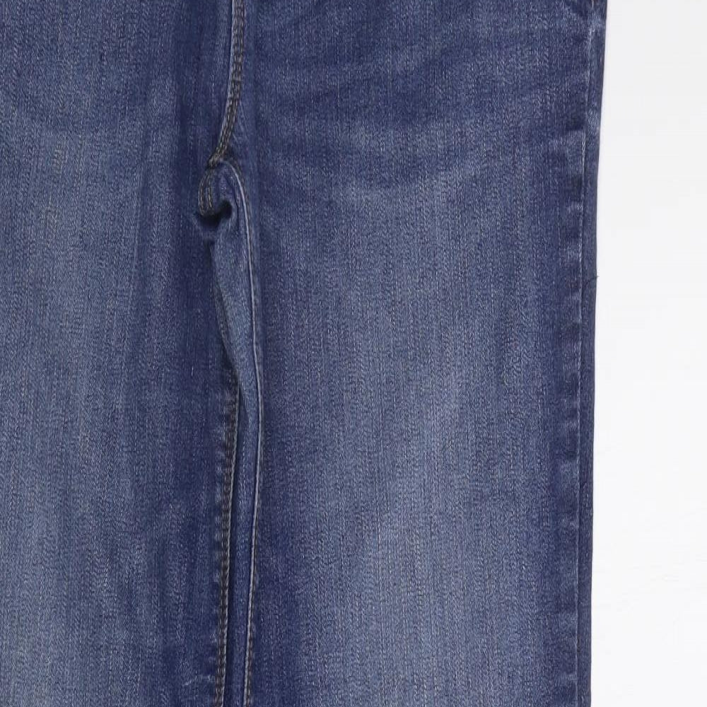 NEXT Womens Blue   Straight Jeans Size 14 L30 in