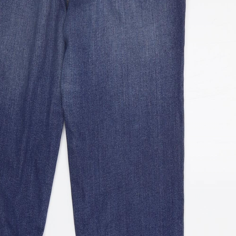 NEXT Womens Blue   Straight Jeans Size 14 L30 in