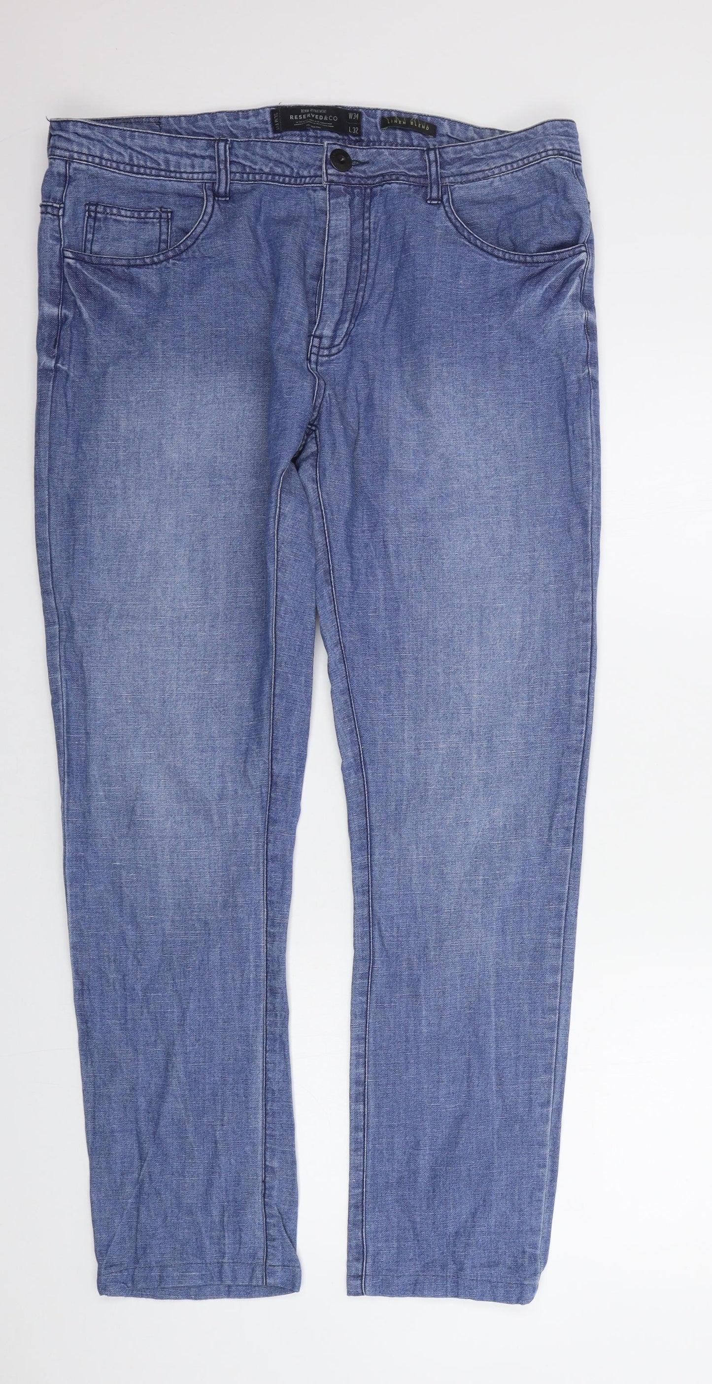 reverse jeans Womens Blue   Straight Jeans Size 34 in L32 in