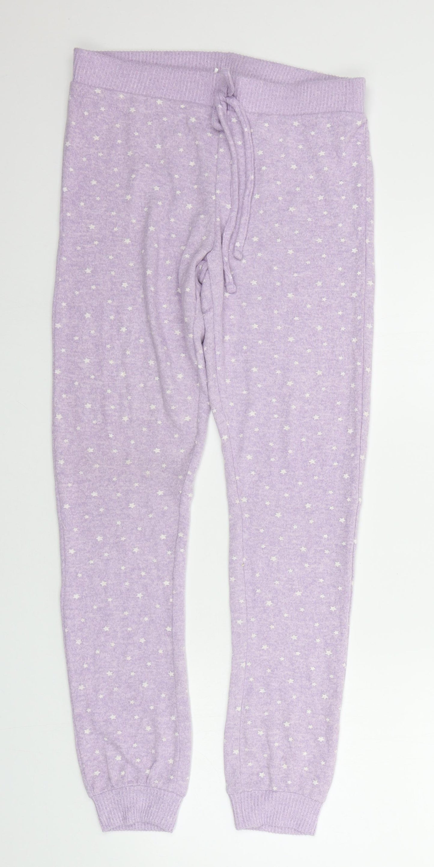 Primark Womens Pink Geometric  Top Pyjama Pants Size XS  - STARS