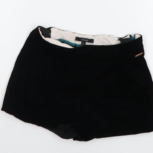 Marks and Spencer Girls Black   Cut-Off Shorts Size 6-7 Years