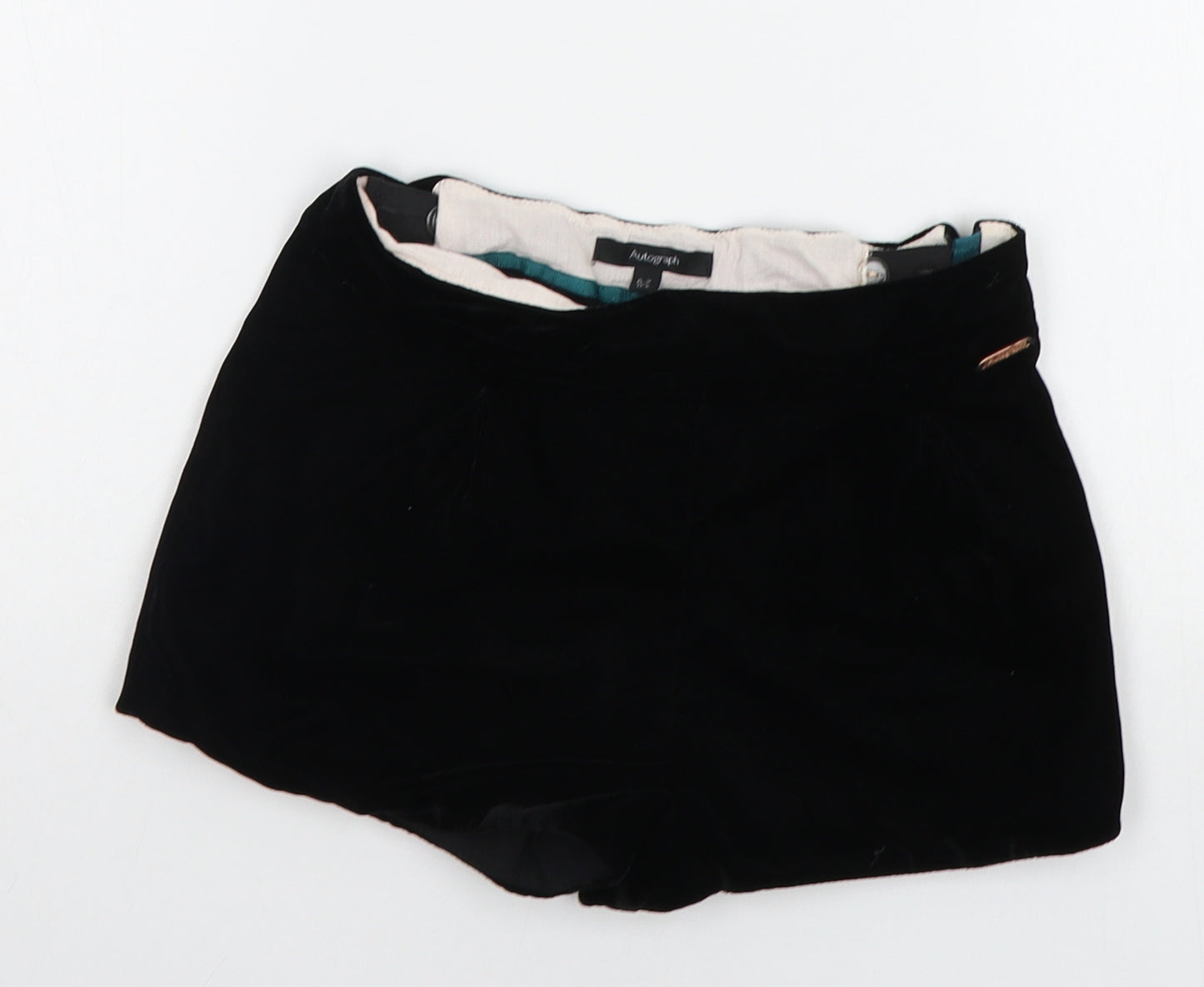 Marks and Spencer Girls Black   Cut-Off Shorts Size 6-7 Years