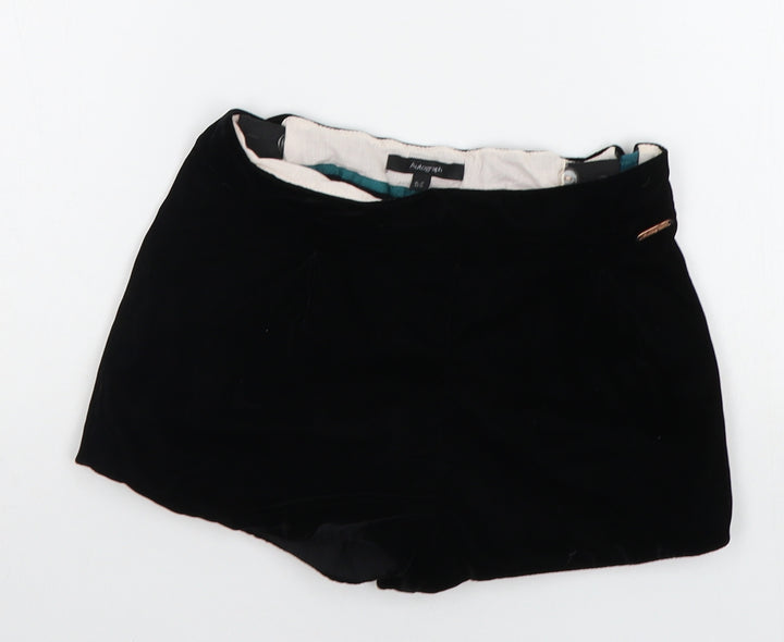 Marks and Spencer Girls Black   Cut-Off Shorts Size 6-7 Years