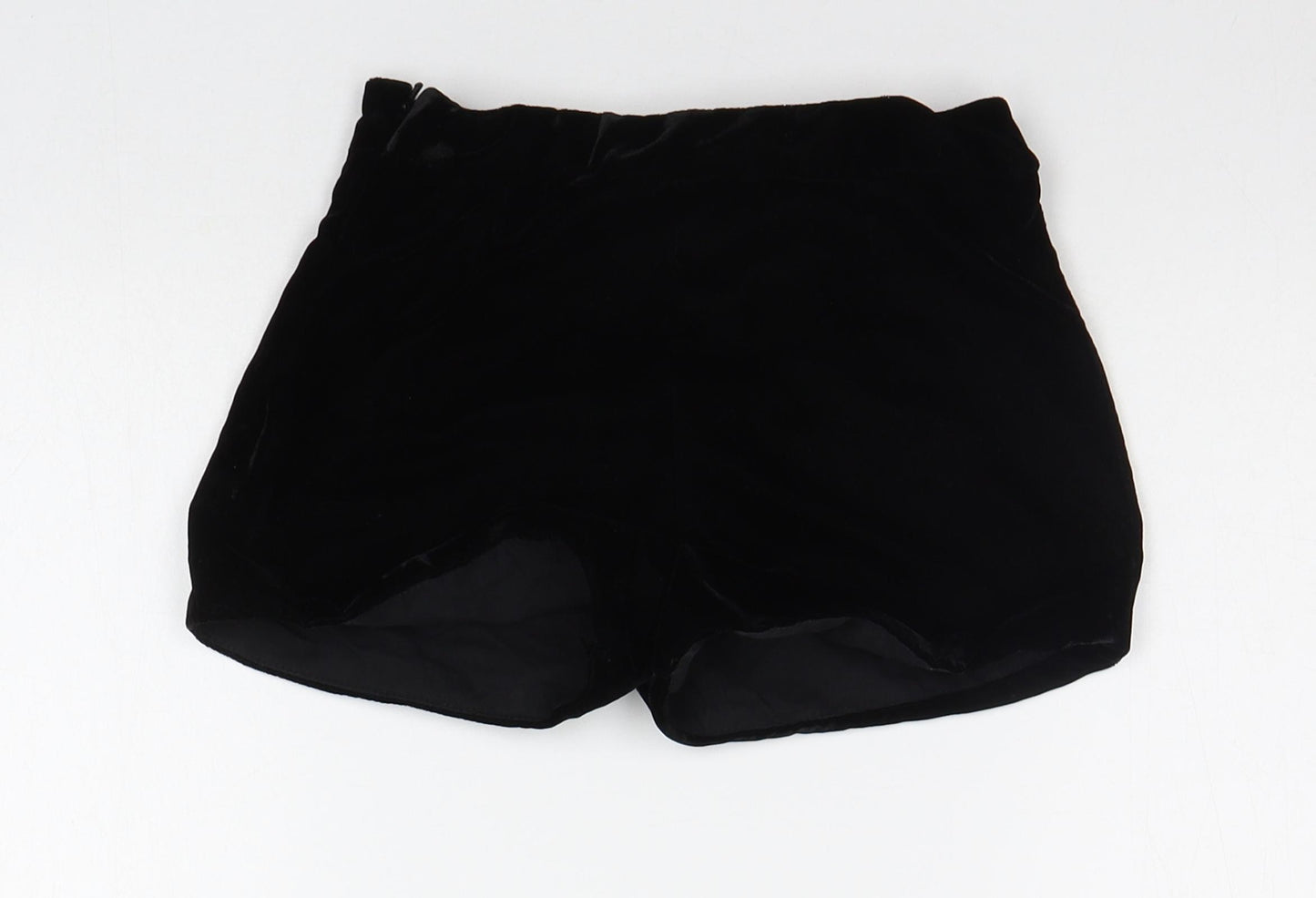 Marks and Spencer Girls Black   Cut-Off Shorts Size 6-7 Years