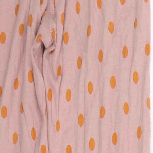 NEXT Girls Beige Polka Dot  Top Pyjama Pants Size 9-10 Years