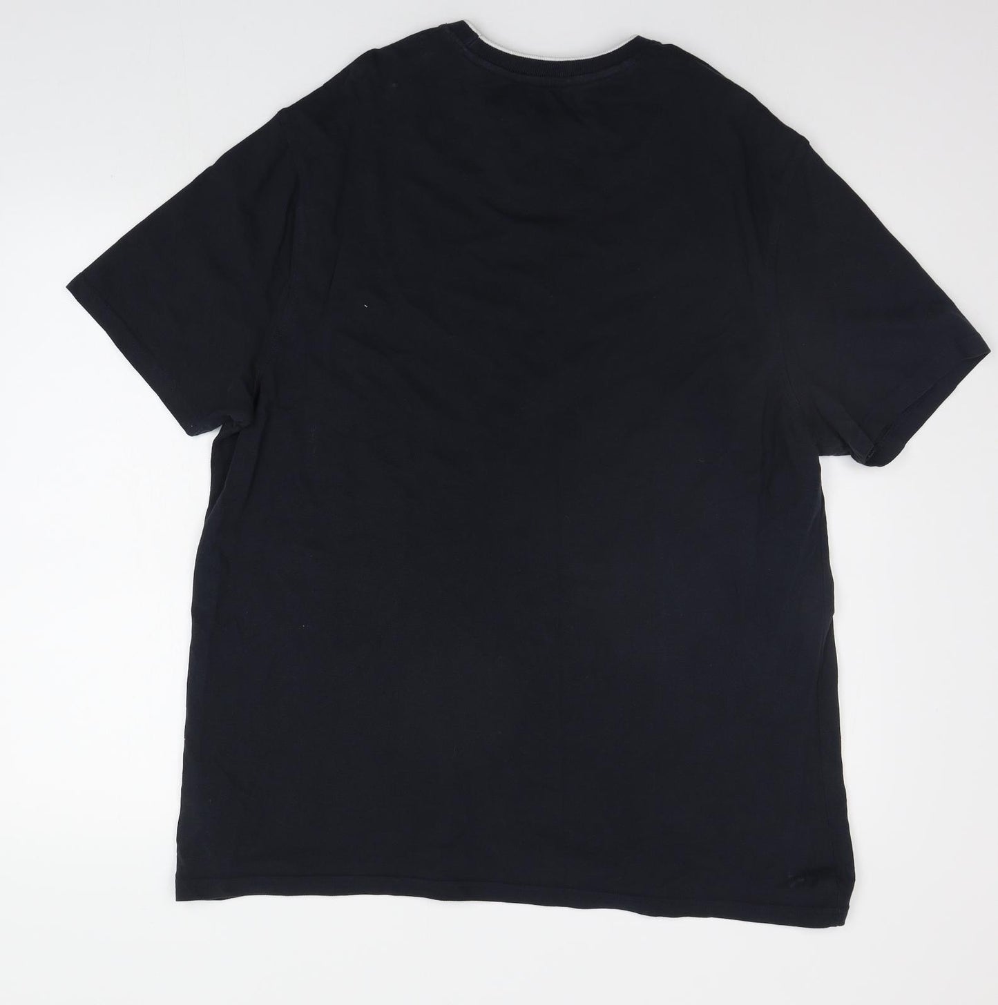 George Mens Blue Houndstooth   T-Shirt Size XL