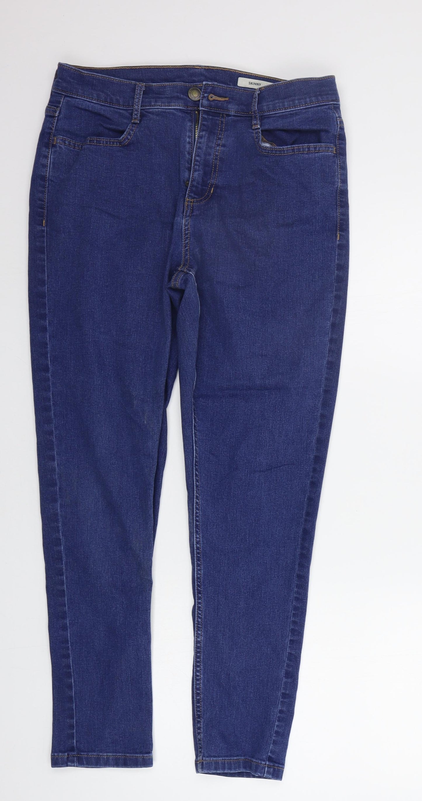 Marks and Spencer Womens Blue   Trousers  Size 12 L27 in