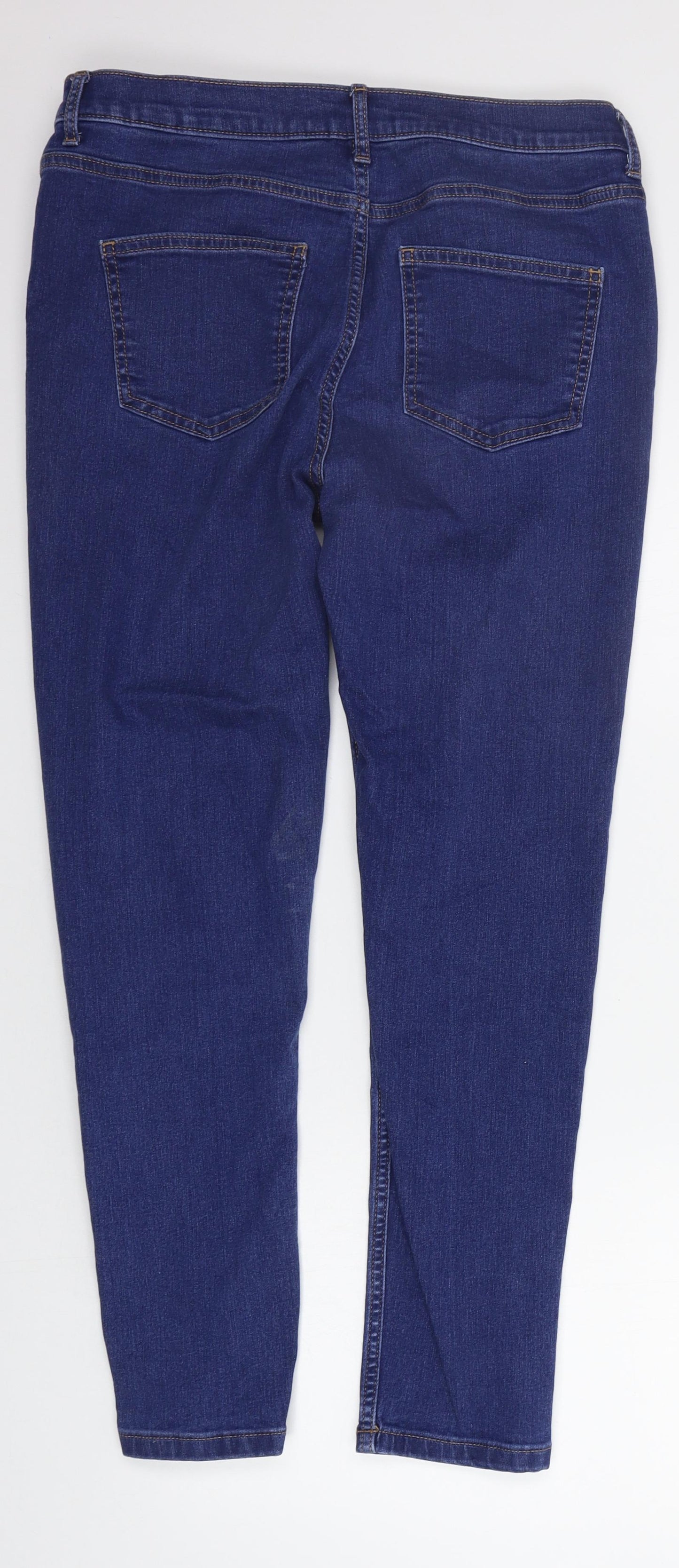 Marks and Spencer Womens Blue   Trousers  Size 12 L27 in