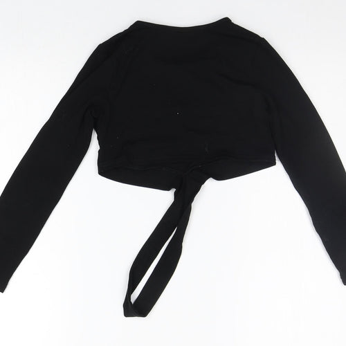 SheIn Girls Black   Basic T-Shirt Size 9-10 Years