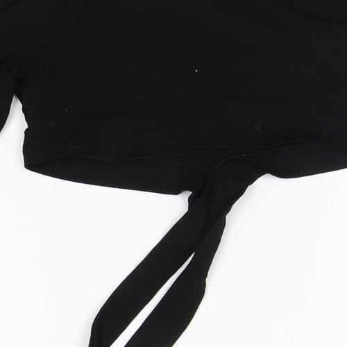 SheIn Girls Black   Basic T-Shirt Size 9-10 Years