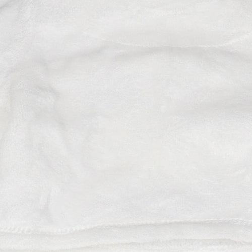 F&F Baby White Solid   Pyjama Top Size 0-3 Months  - animal print detail
