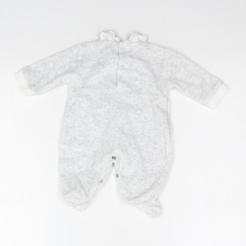 Cutie Pie Baby Grey   Babygrow One-Piece Size Newborn