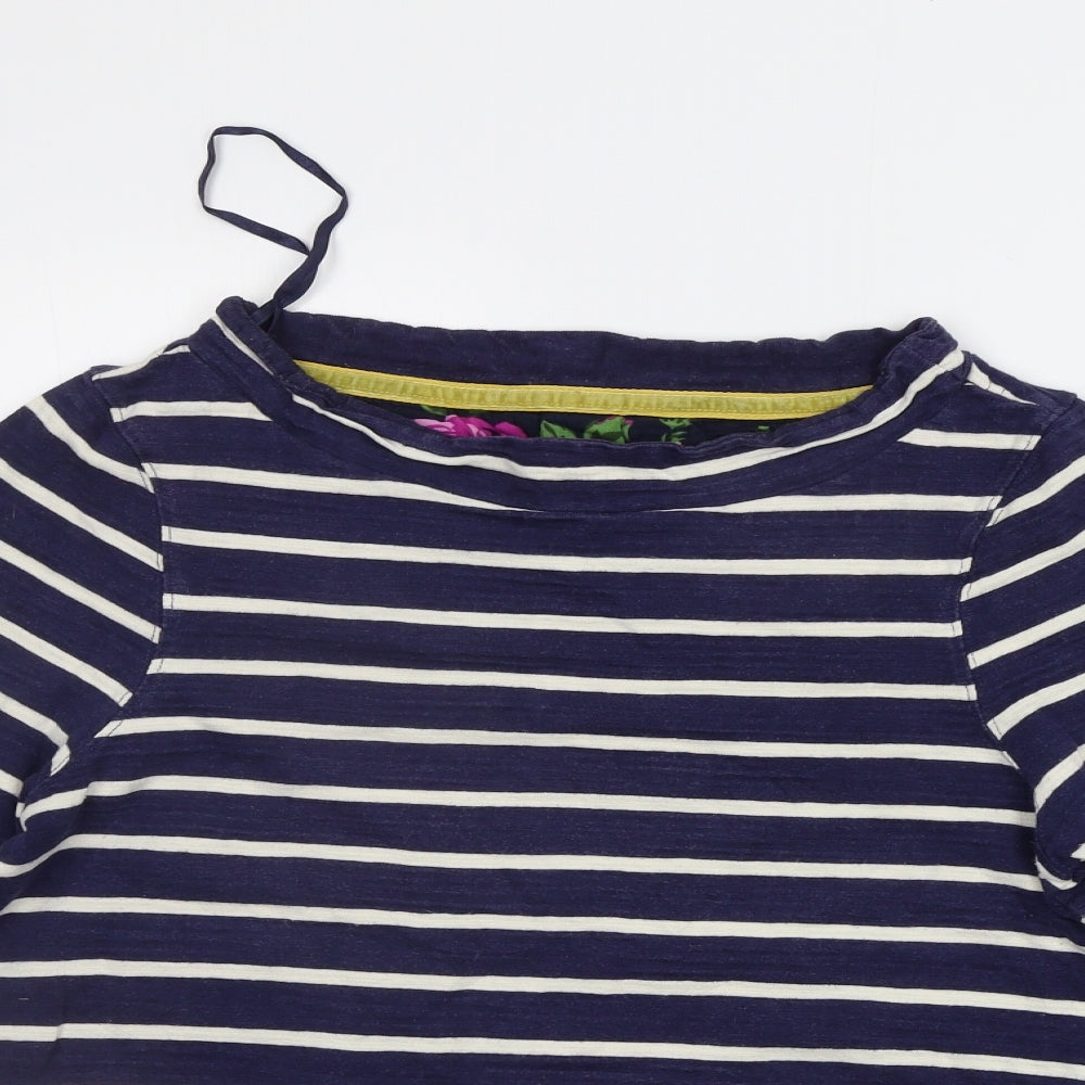 Joules Womens Blue Striped  Pullover Jumper Size 12