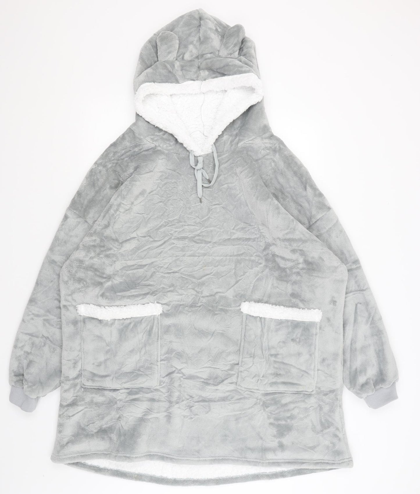 Free Womens Grey   Pullover Hoodie Size XL