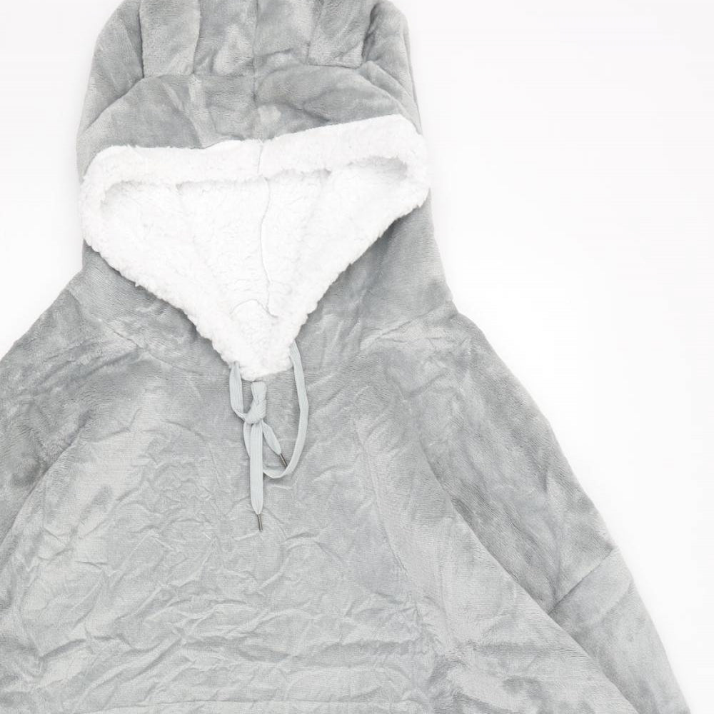 Free Womens Grey   Pullover Hoodie Size XL