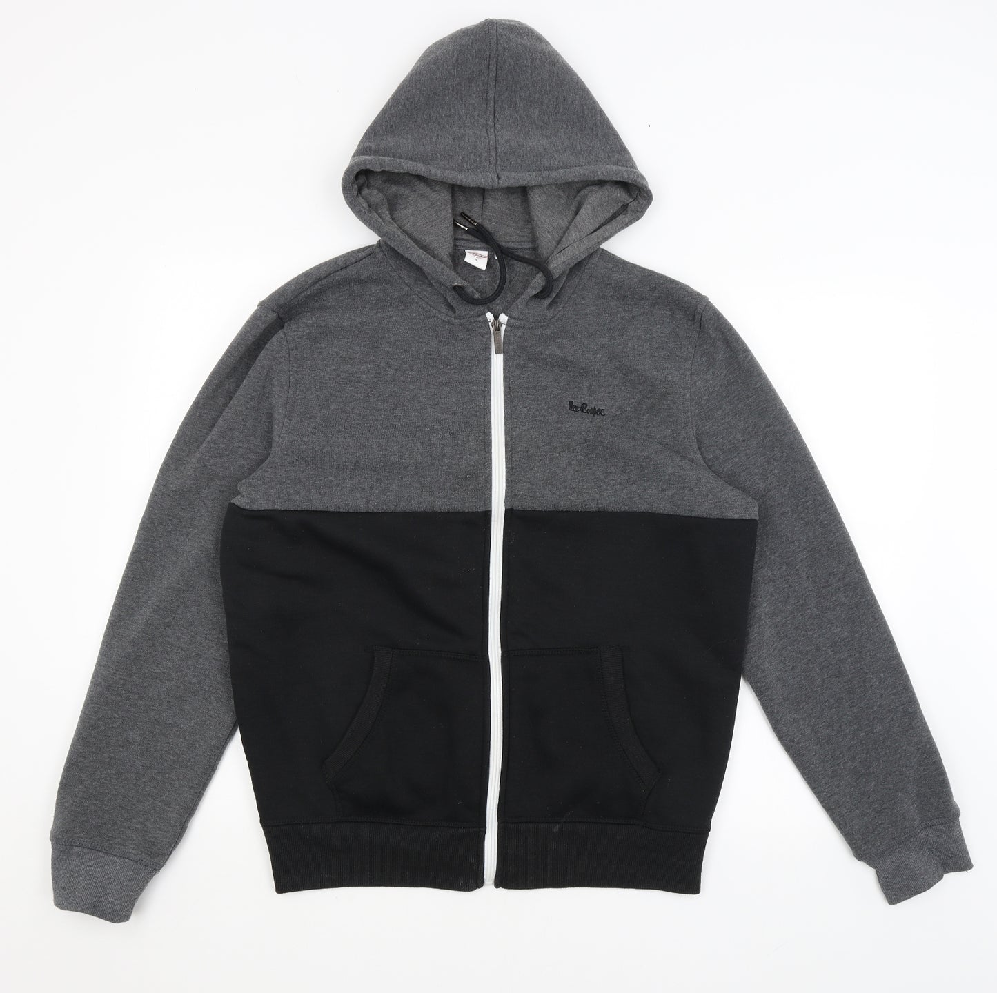 Lee Cooper Mens Grey   Full Zip Hoodie Size L