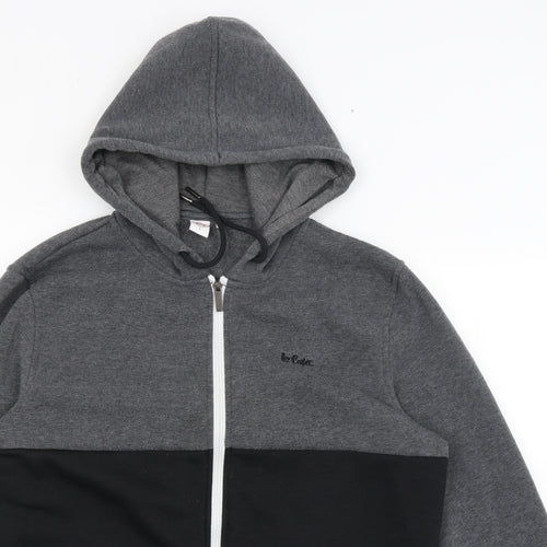 Lee Cooper Mens Grey   Full Zip Hoodie Size L