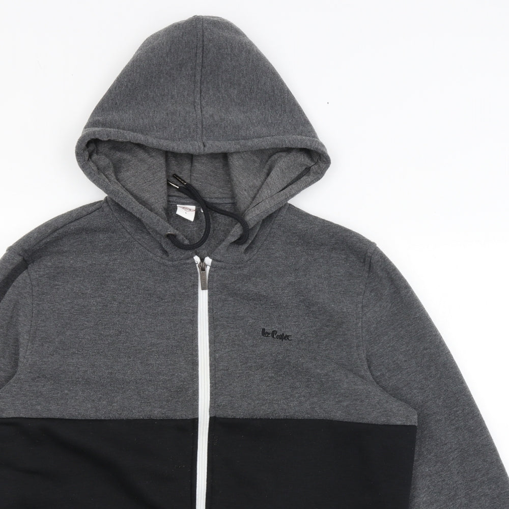 Lee Cooper Mens Grey   Full Zip Hoodie Size L