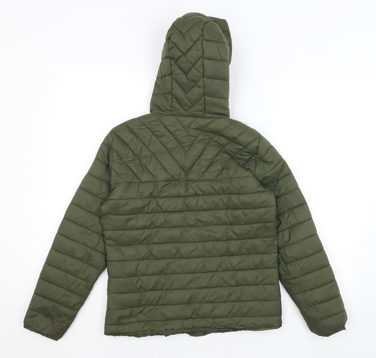 New Look Boys Green   Puffer Jacket Coat Size 10-11 Years
