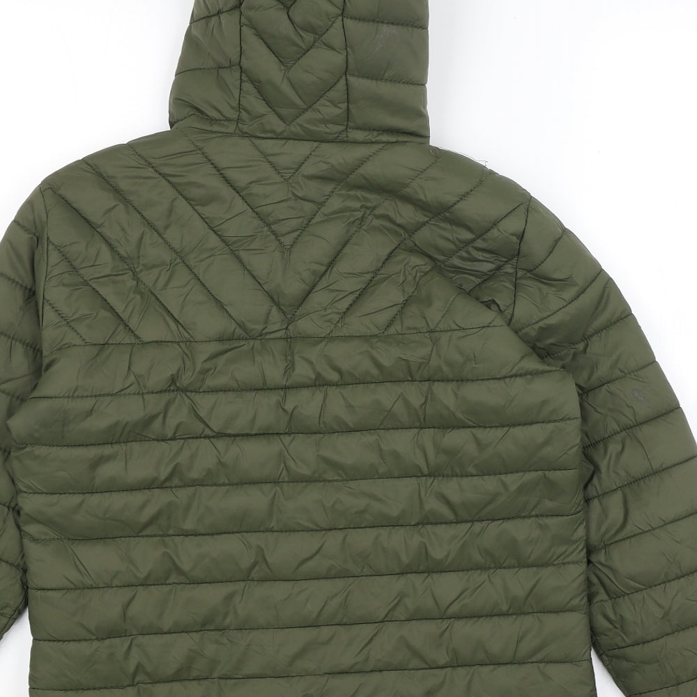 New Look Boys Green   Puffer Jacket Coat Size 10-11 Years