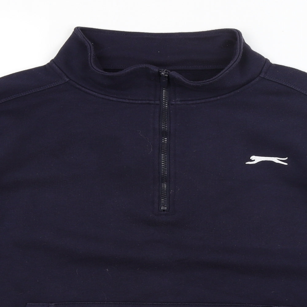 Slazenger Mens Blue   Pullover Sweatshirt Size L