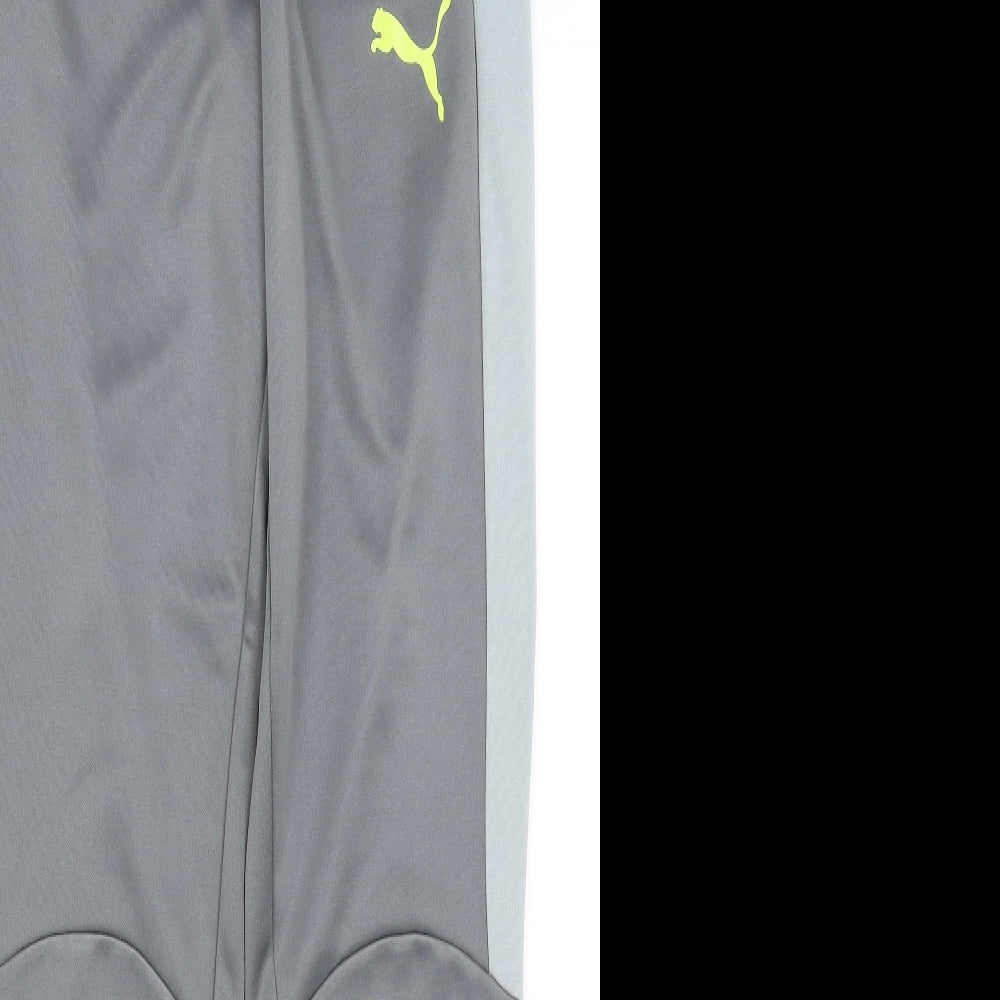 PUMA Mens Grey   Jogger Trousers Size S L30 in